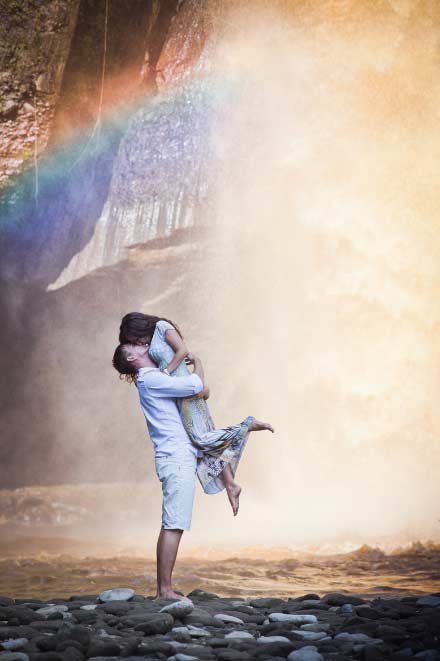couple enjoying a special moment together while traveling
